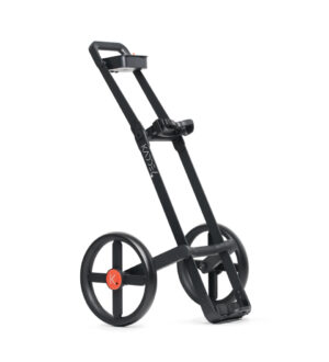Kaddey Switch Compact Push-Pull Golf Trolley Black - Angle
